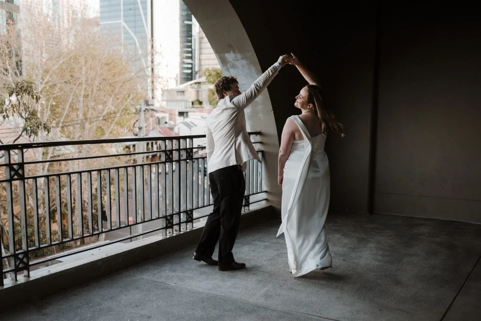 Alyce and Andrew in The Rocks, Sydney